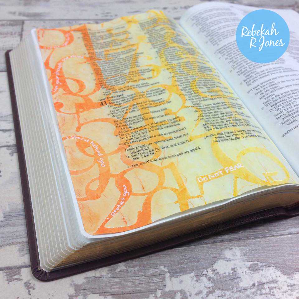 Bible Art Journaling Challenge Week 8 – Do Not Fear