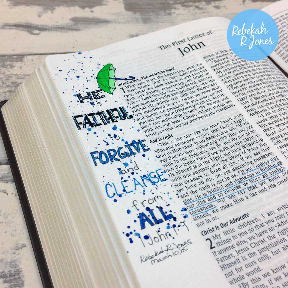 Bible Art Journaling Challenge Week 10 – Hand Lettering
