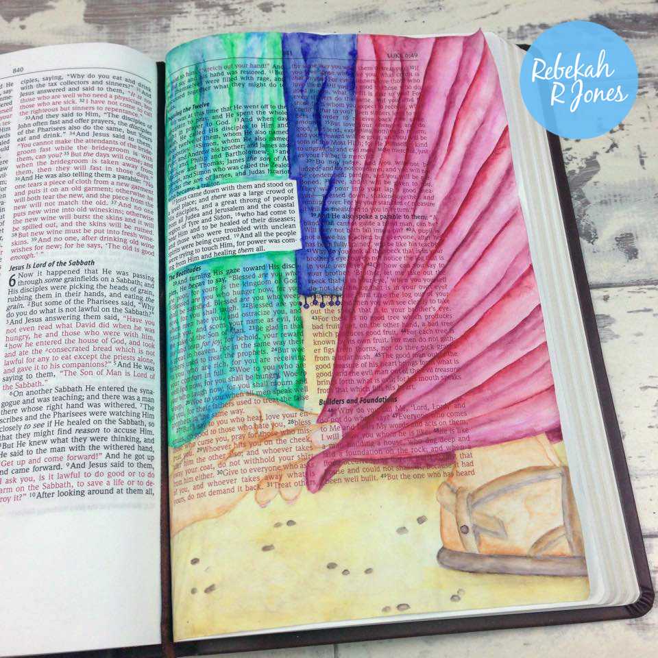 Bible Art Journaling Challenge Lesson 12 – Inktense Pencil Tutorial
