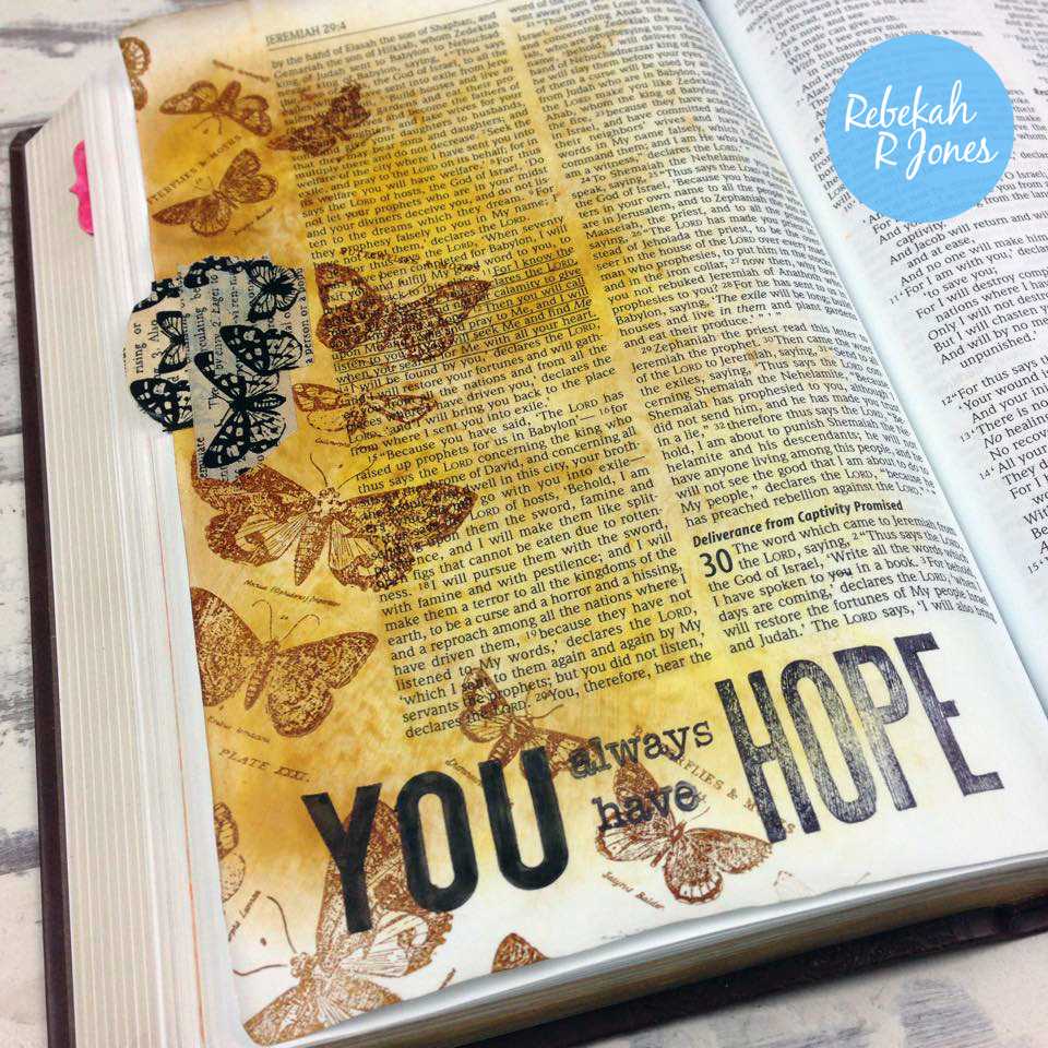 Archival Ink – Bible Art Journaling Challenge Week 14