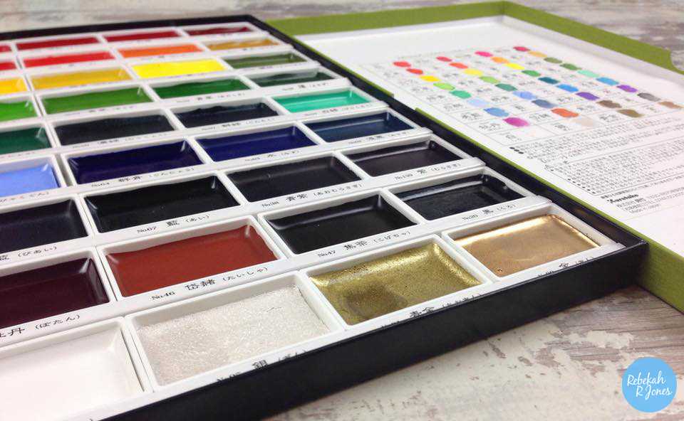 Gansai Tambi Watercolor Review, Set Up & How To
