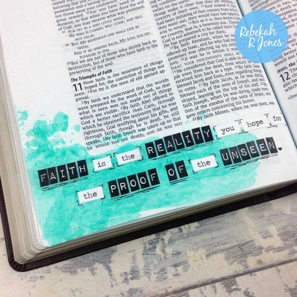 Heavy Body Acrylic Paint with Stickers – Bible Art Journaling Challenge Week 18