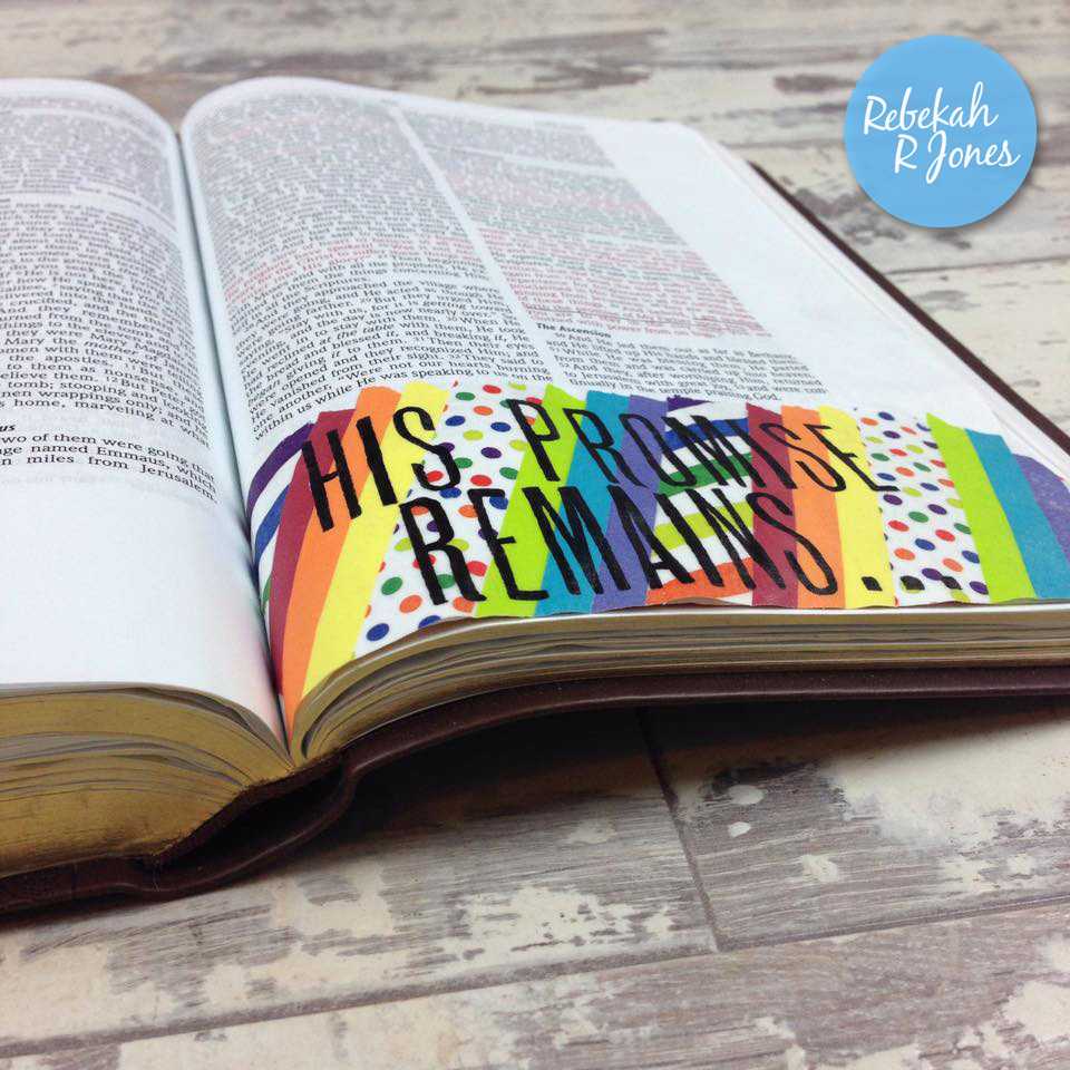 Washi Tape Idea – Bible Art Journaling Challenge Week 19
