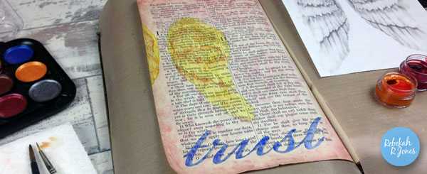 Twinkling H2O’s and Pearlescent Watercolor – Bible Art Journaling Challenge Week 25