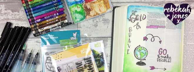 Neocolor II Coloring – Bible Art Journaling Challenge Week 38