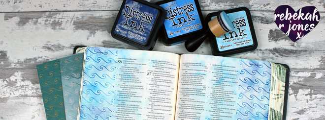 How To Dry Emboss Bible Pages – Bible Art Journaling Challenge Week 48
