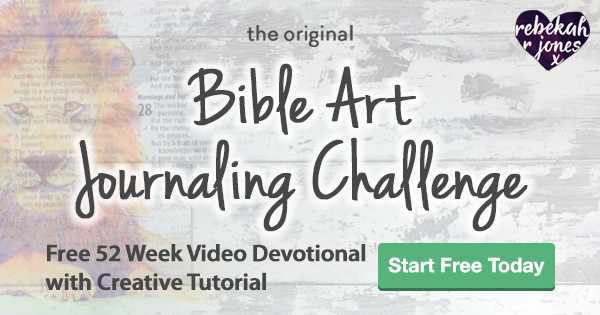 The Original Bible Art Journaling Challenge
