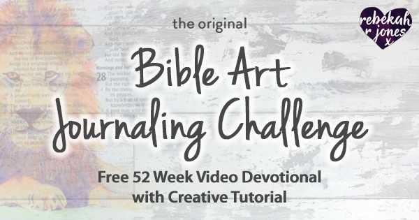 the original Bible Art Journaling Challenge