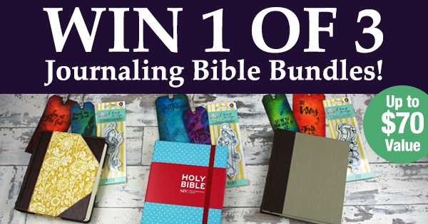 Journaling Bible Bundle Giveaway!