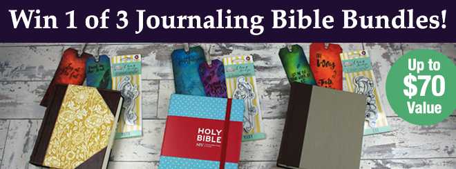 Win 1 of 3 Journaling Bible Bundles In My 1st Giveaway!