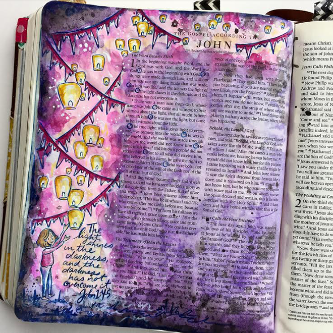 Melissa Fischer Bible Journaling