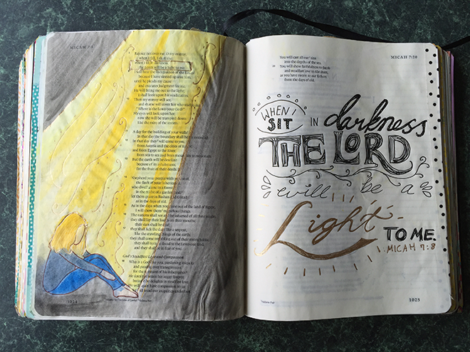 Sara Bible Journaling
