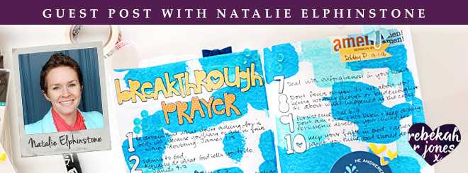 Guest Post With Natalie Elphinstone on Faith Journaling