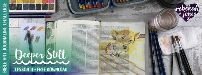 Inktense Underpainting Lion Cubs – Deeper Still Lesson 11