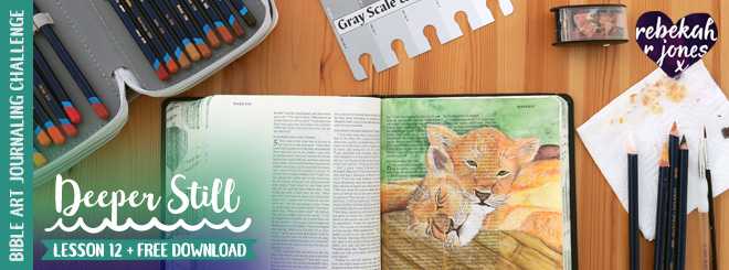 Lion Cubs Value Painting – Deeper Still Lesson 12