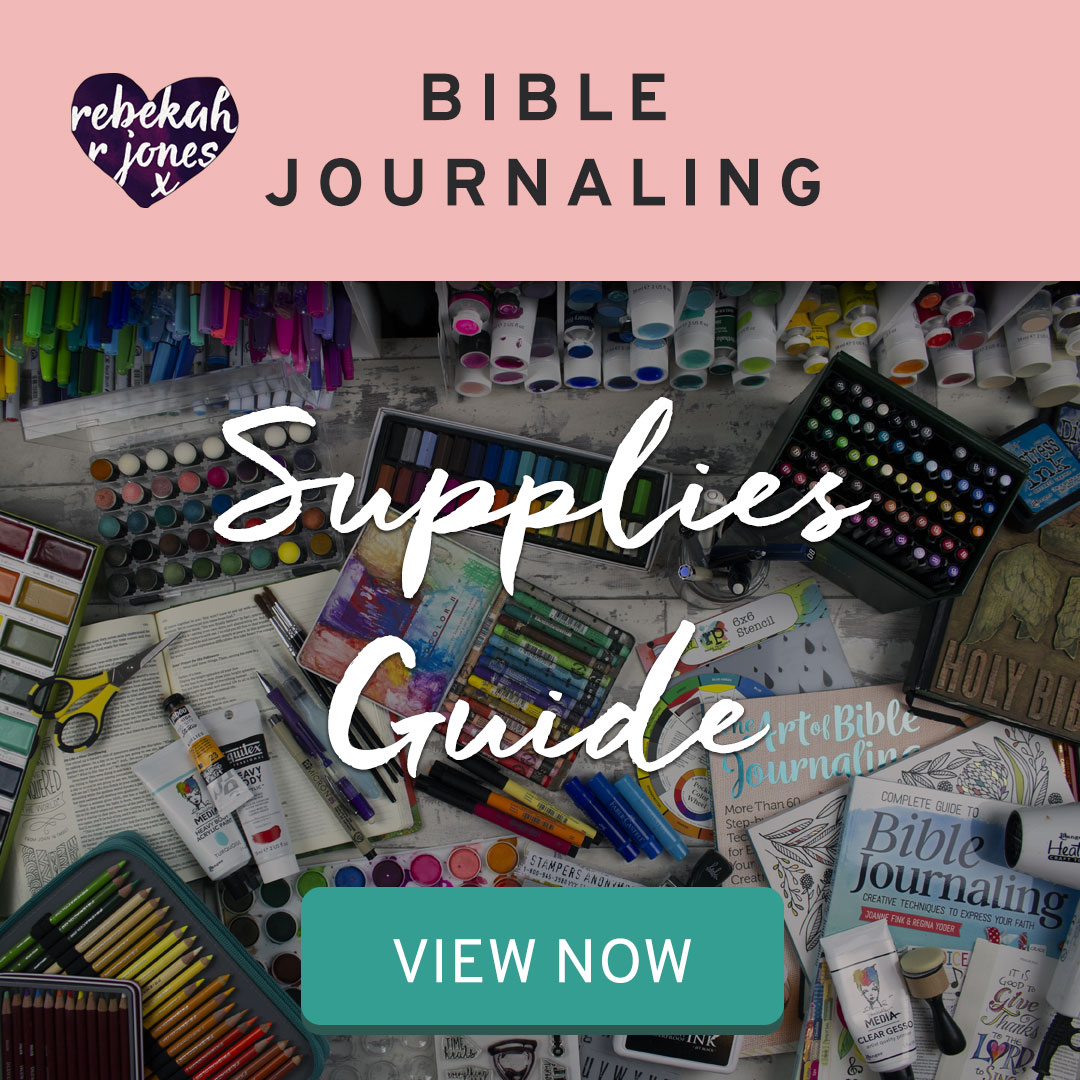 Bible Journaling Supplies Guide