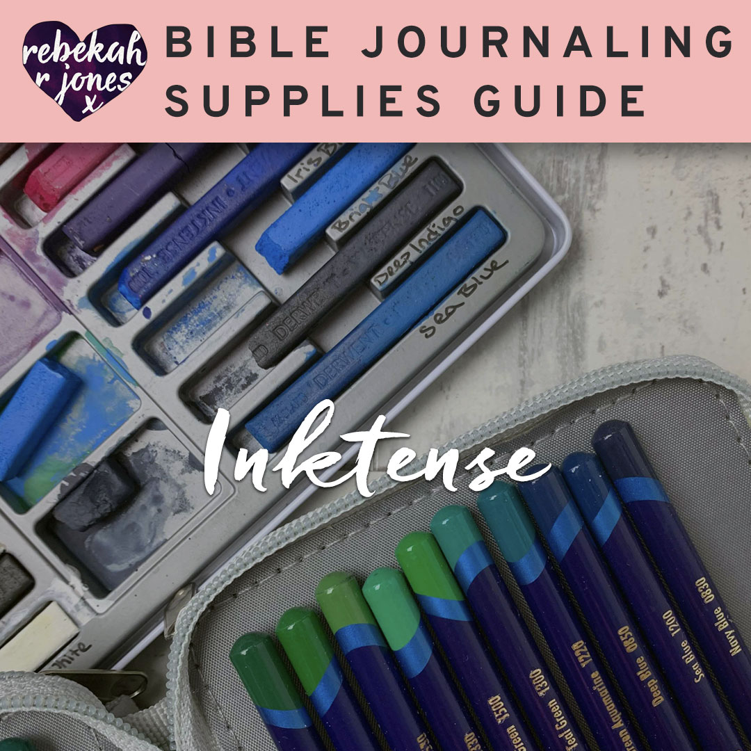 Bible Journaling Inktense