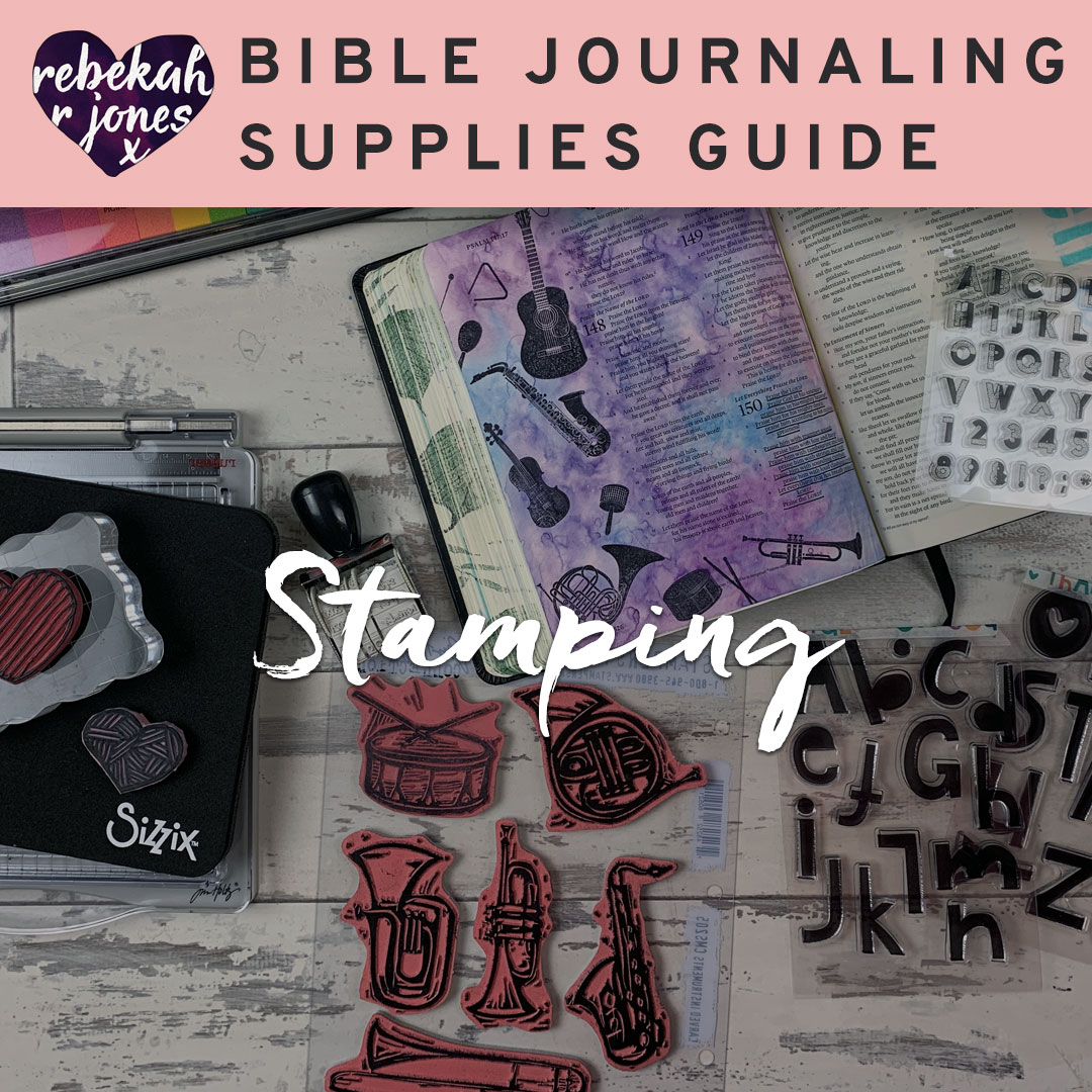 Bible Journaling Stamping
