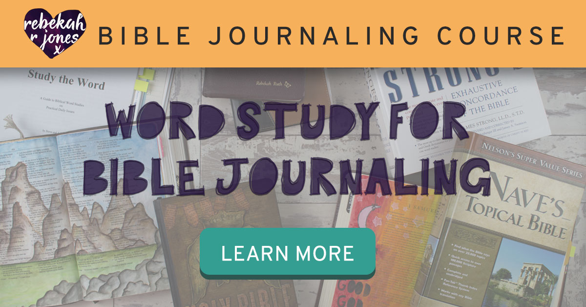 Word Study For Bible Journaling Course